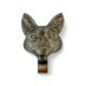 Antique Handmade Fox Head Iron Door Knocker