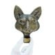 Antique Handmade Fox Head Iron Door Knocker