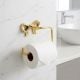 Elegant Brass Bathroom Hardware Set of 4 with Bow Design
