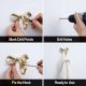 Brass Handmade Golden Bow design Wall Hook for Hanging Clothes