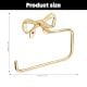 Elegant Brass Bow Toilet Paper Holder Wall Mounted Bathroom Accessory