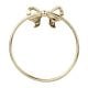 Premium Brass Bow Design Ring Hanger for Bathroom