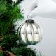 Silver Decorative Melon Shaped Christmas Ornament
