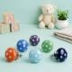 8 Pieces Multicolor Ceramic Polka Dotted Living Room Cupboard Knobs