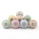 8 Pieces Ceramic Multicolor Striped Kitchen Drawer Knobs