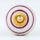 8 Pieces Ceramic Multicolor Striped Kitchen Drawer Knobs