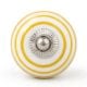 8 Pieces Ceramic Multicolor Striped Kitchen Drawer Knobs