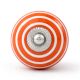 6 Pieces Ceramic Multicolor Striped Kitchen Cupboard Knobs