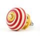6 Pieces Handmade Ceramic Multicolor Striped Living Room Cupboard Knobs