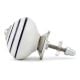 12 Pieces Handmade Striped Ceramic Kitchen Cabinet Knobs