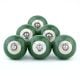 6 Pieces Green Handmade Ceramic Round Living Room Drawer Knobs
