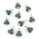 10 Pieces Green Handmade Ceramic Round Living Room Drawer Knobs