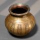 Handcrafted Brass Detailed Engraved Traditional Ritual Pot