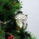 Silver Style Acorn Shaped Mercury Glass Hanging Ornament