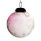 Pink Decorative Round Star Glass Hanging Ornament