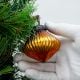 Decorative Amber Glass Christmas Ornament Hanging