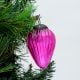 Decorative Pink Glass Christmas Ornament Hanging