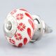 Red Tiny Flower Drawer Knob