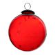 Blood Red Plum Star Cut Christmas Hanging