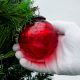 Red Plum Grapes Cut Christmas Hanging