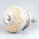 Mustard Floral Ceramic Knob