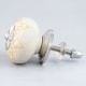 Mustard Floral Ceramic Knob