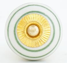 White Green Knob