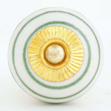 White Green Knob
