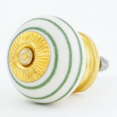 White Green Knob