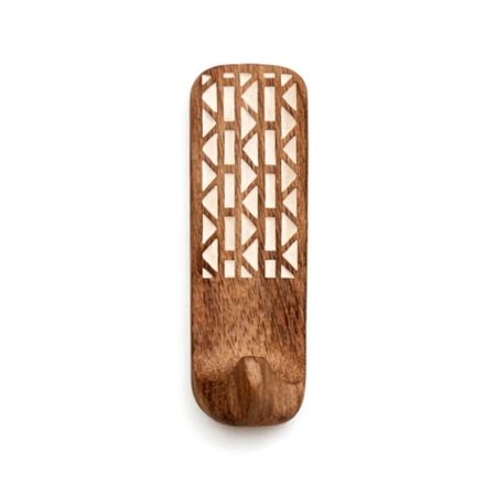Handcrafted Wooden Adhesive Wall Hook