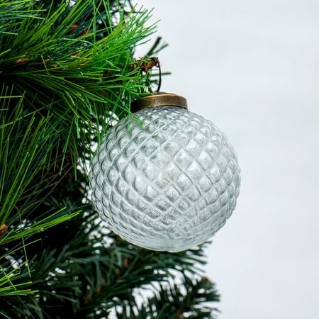 Clear Decorative Globe Glass Hanging Ornament