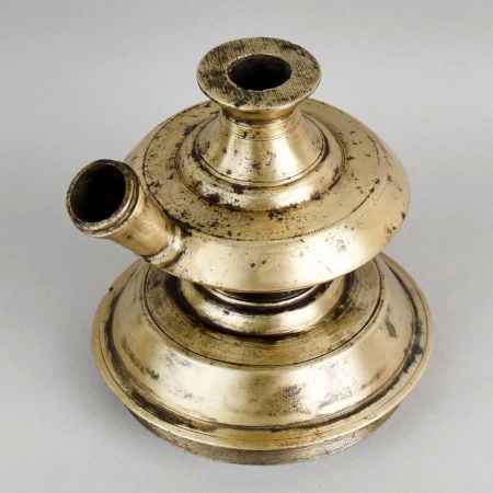 Handcrafted Brass Hookah Base Vintage Traditional Hookah Vessel