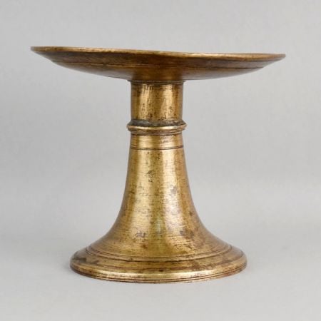 Handcrafted Brass Pedestal Stand Pooja Display Base