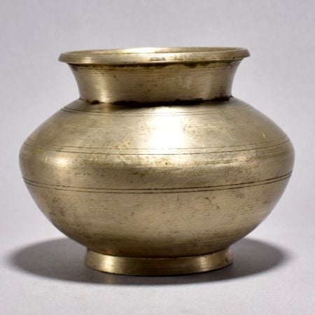 Handcrafted High-Quality Holy Water Pot Made of White Metal