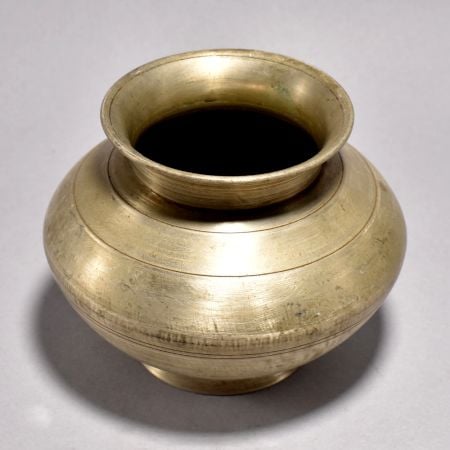 White Metal Premium Holy Water Pot from Bihar for Rituals