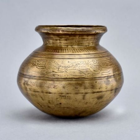Handcrafted Vintage Holy Water Pot Made of Finest Brass