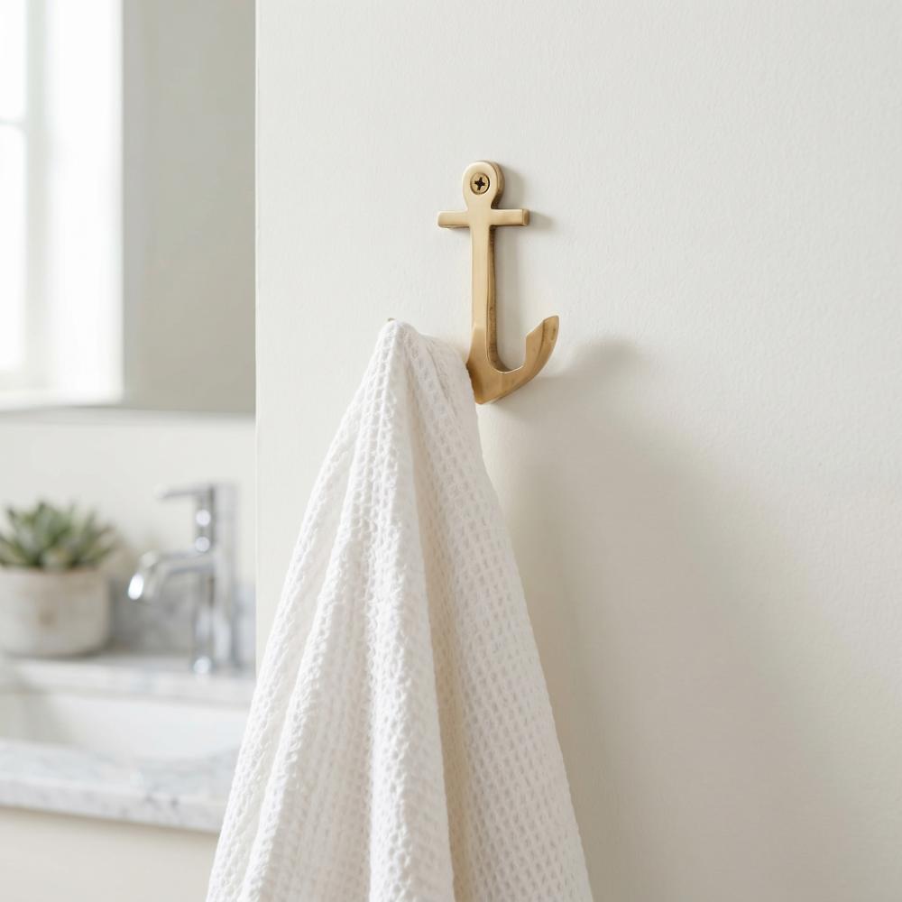 3 Pieces Vintage Anchor Decorative Wall Hooks