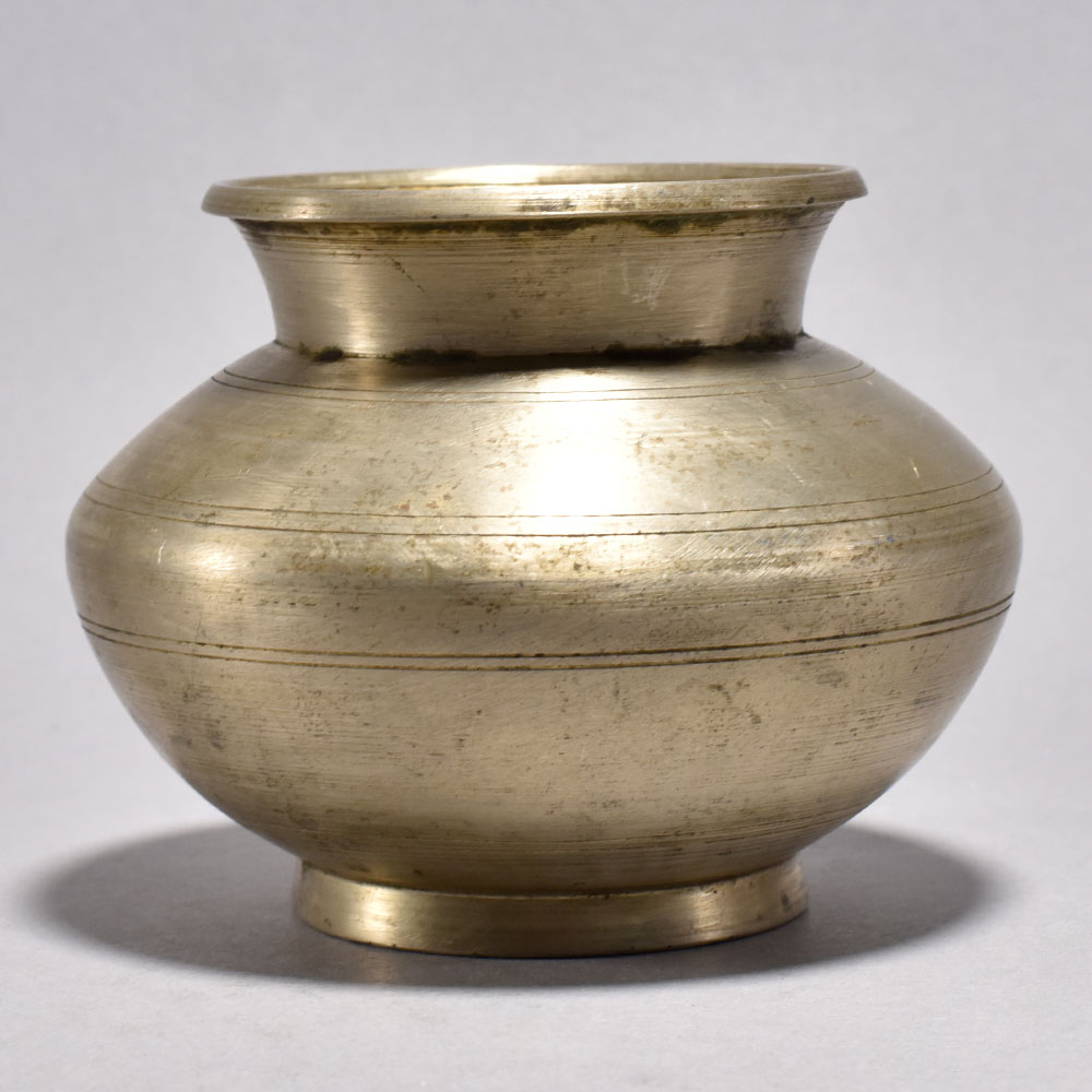 Handcrafted High-Quality Holy Water Pot Made of White Metal