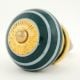 Dark Green Strip Knob