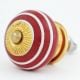 Red White Stripes Knob