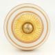 Mustard Stripe Cabinet Knob