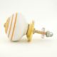 Mustard Stripe Cabinet Knob