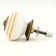 Mustard Stripe Cabinet Knob