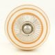 Mustard Stripe Cabinet Knob