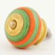 Green Orange Striped Knob
