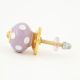 Light Purple Polka Dot Small Dresser Knob