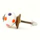 Multicolor Polka Dot Small Ceramic Drawer Knob