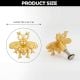 6 Pieces Golden Bee Aluminium Drawer Knob