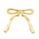 Gold Brass Bow Cabinet Door Handle 1 Pair (Small Size)