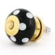 Black Ceramic Polka Dotted Living Room Cupboard Knobs